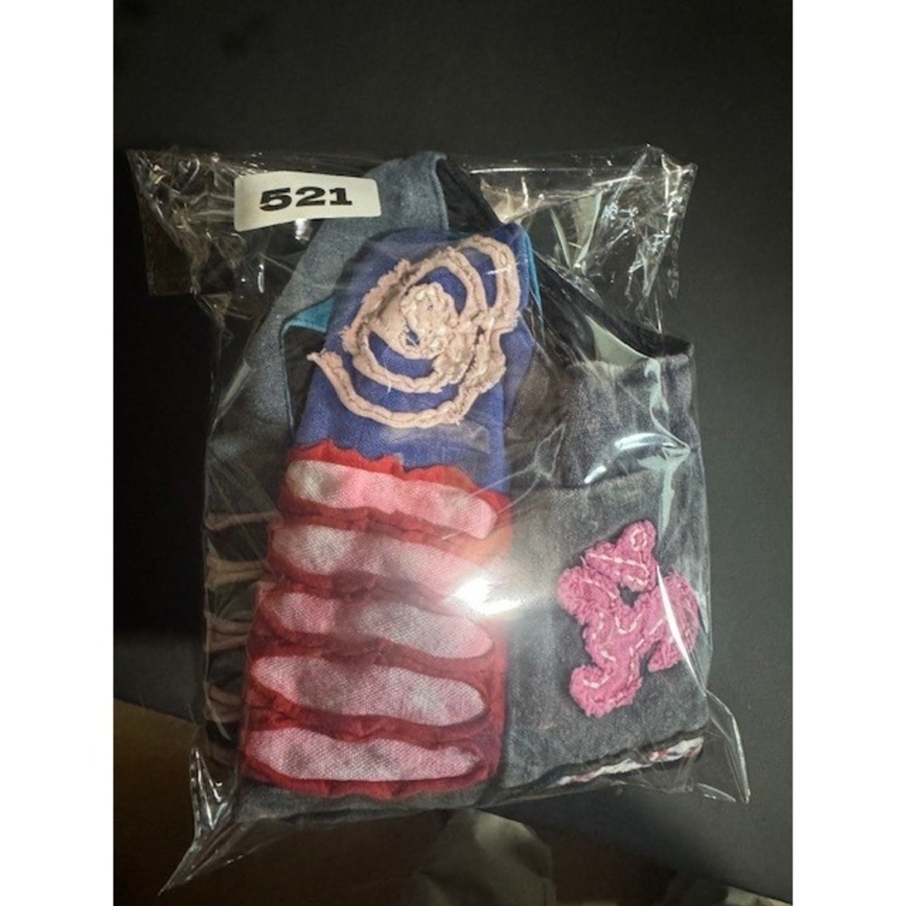 Boho Patchwork Razor Cut Hobo Bag Multi Color Hip… - image 7